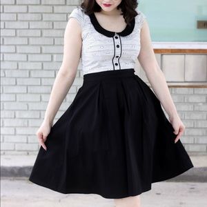 Retrolicious Curious Cat Dress L NWOT